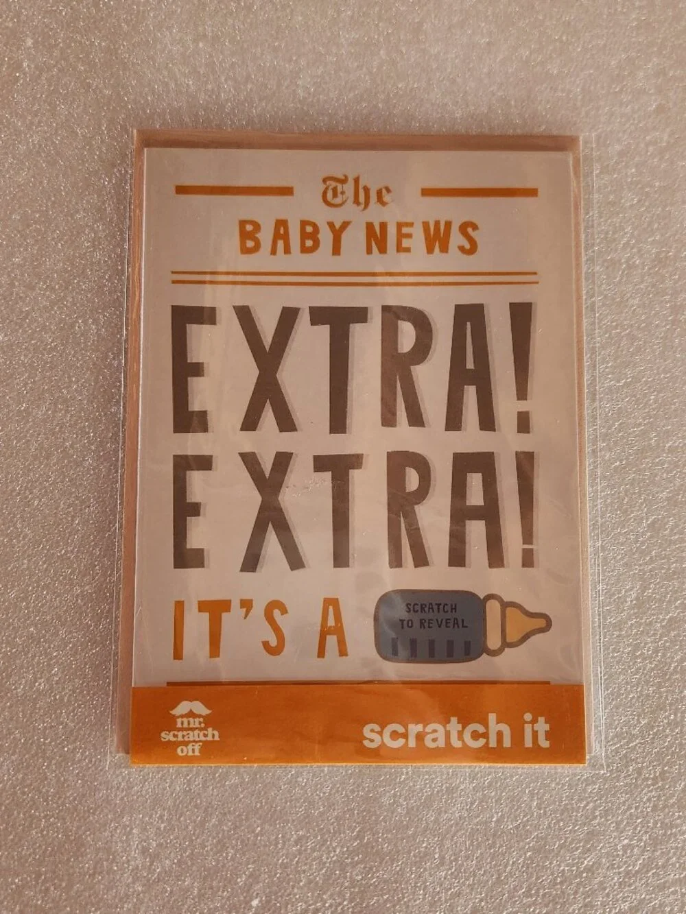 It's a Girl Scratch Off Card
